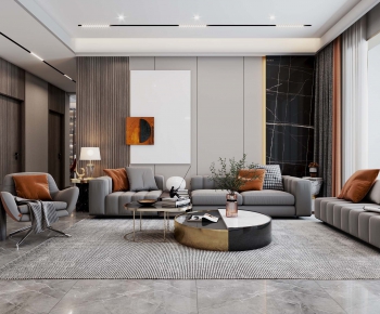 Modern A Living Room-ID:412305117
