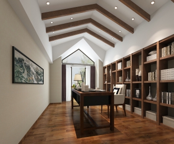 New Chinese Style Study Space-ID:623994657