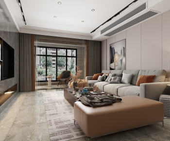 Modern A Living Room-ID:850406967