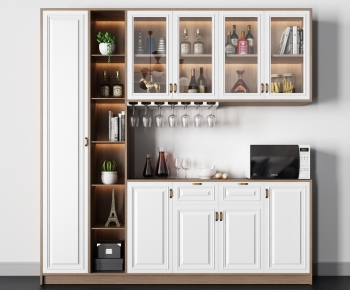 Nordic Style Wine Cabinet-ID:429687521
