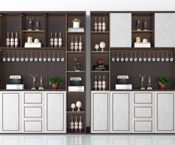 New Chinese Style Wine Cabinet-ID:795622594