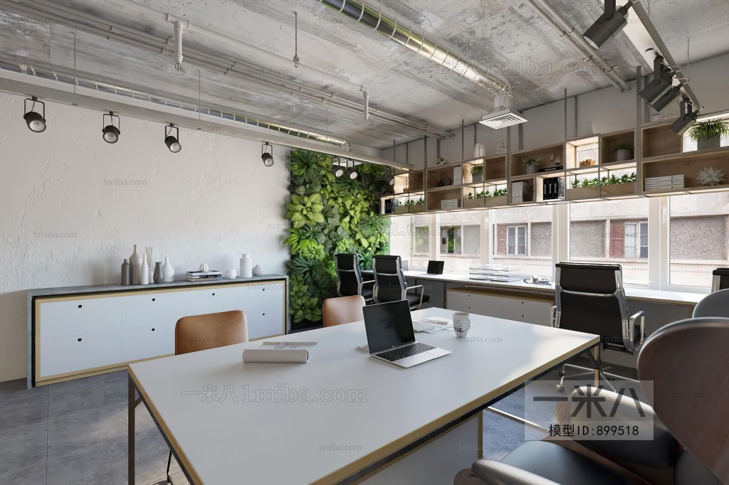 Industrial Style Manager's Office