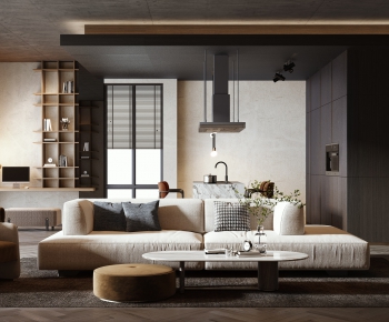 Wabi-sabi Style A Living Room-ID:959648317