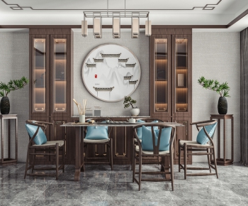 New Chinese Style Dining Room-ID:987525665