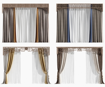 New Chinese Style The Curtain-ID:251889325