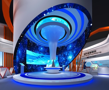 Modern Exhibition Hall-ID:127670454