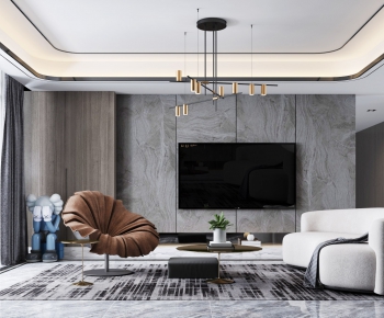 Modern A Living Room-ID:534259954