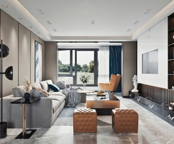 Modern A Living Room-ID:688766599