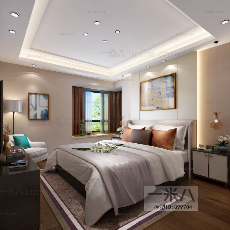 Post Modern Style Bedroom