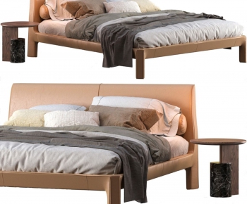 Modern Double Bed-ID:409589768
