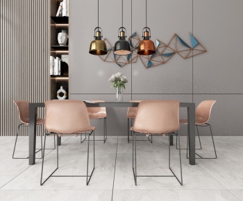 Modern Dining Table And Chairs-ID:966075845