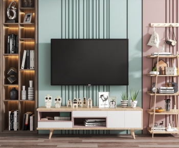 Nordic Style TV Cabinet-ID:777460317