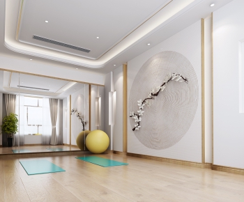 New Chinese Style Yoga Room-ID:683391465