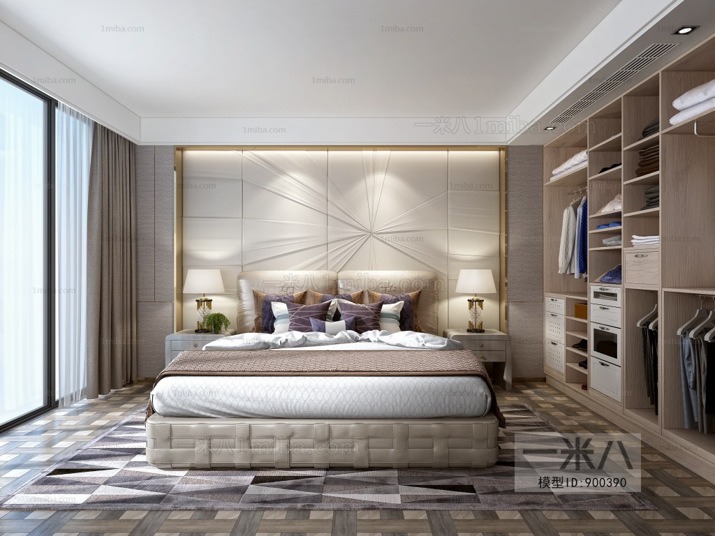 Post Modern Style Bedroom