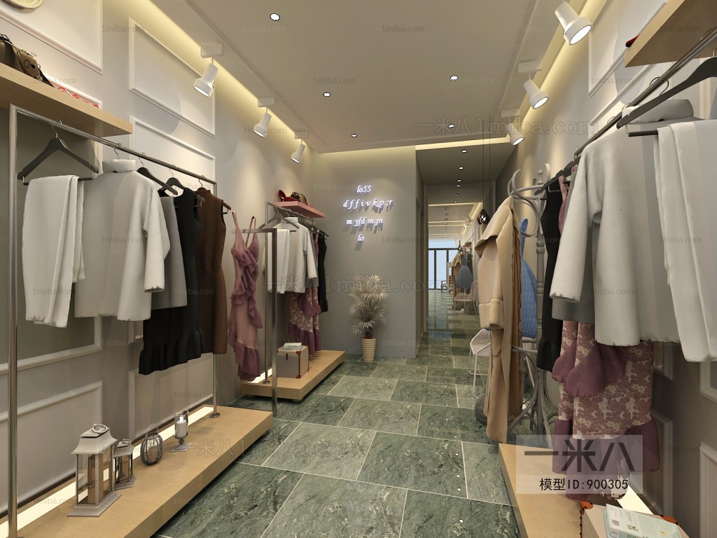 现代服装店