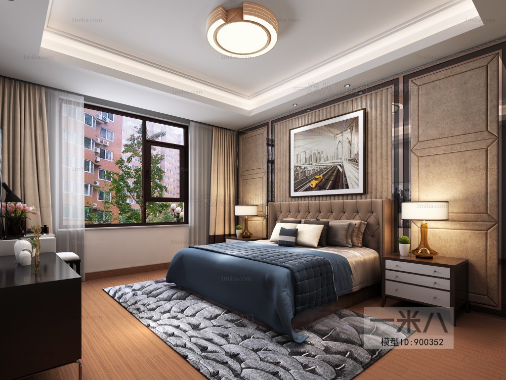 Post Modern Style Bedroom