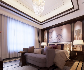 New Chinese Style Bedroom-ID:461489824