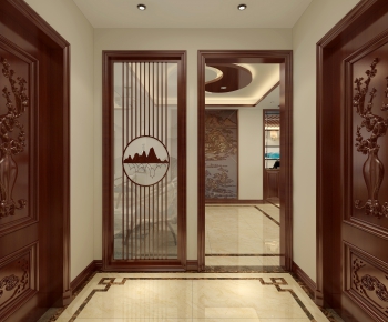 New Chinese Style Hallway-ID:480414316