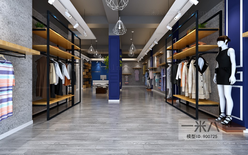 Industrial Style Clothing Store