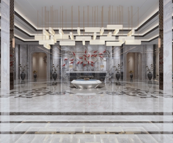 New Chinese Style Lobby Hall-ID:583679621