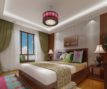 Chinese Style Bedroom-ID:254406721