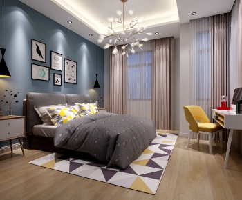 Nordic Style Bedroom-ID:532089562