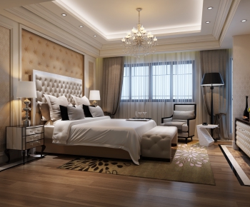 European Style Bedroom-ID:595262472