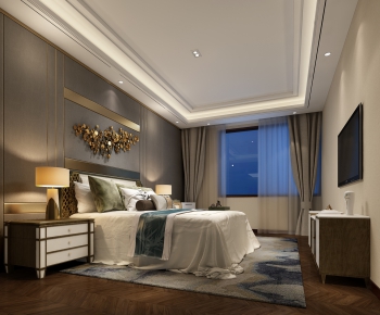 New Chinese Style Bedroom-ID:824396952