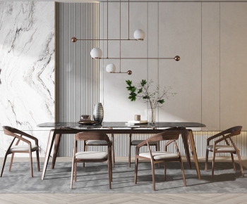 Modern Dining Table And Chairs-ID:443324728