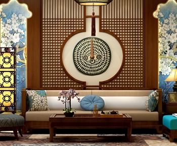 Southeast Asian Style Sofa Combination-ID:956925162