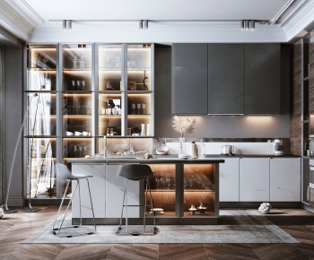 Modern Open Kitchen-ID:679231511