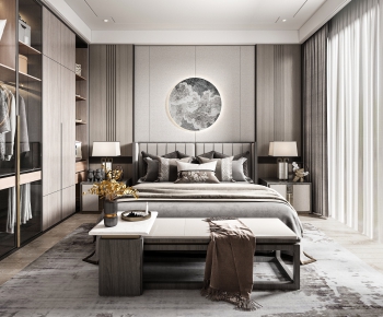 New Chinese Style Bedroom-ID:860301254