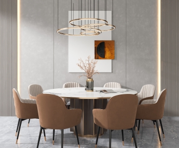 Modern Dining Table And Chairs-ID:898165433