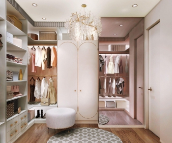 Simple European Style Clothes Storage Area-ID:195985667