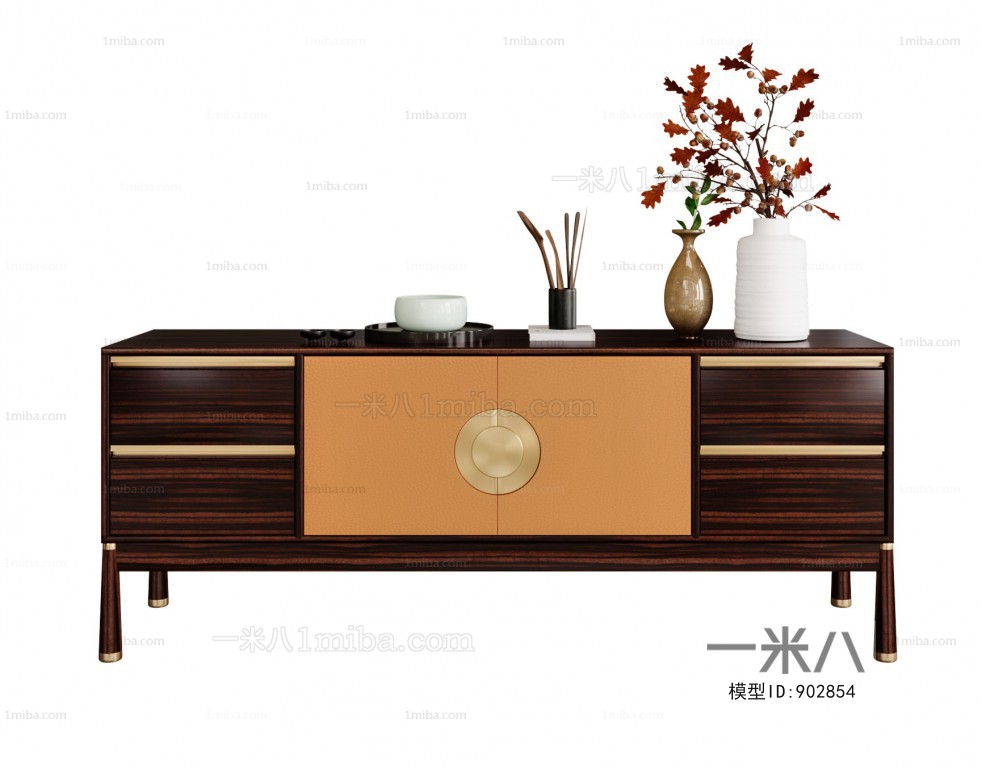 New Chinese Style TV Cabinet