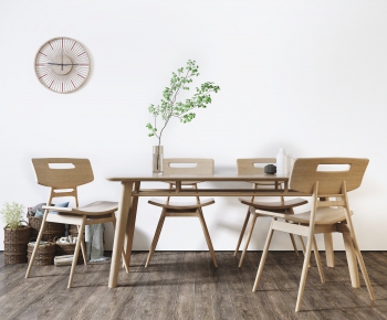 Nordic Style Dining Table And Chairs-ID:334056627