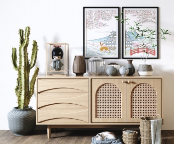 Japanese Style Decorative Cabinet-ID:338153972