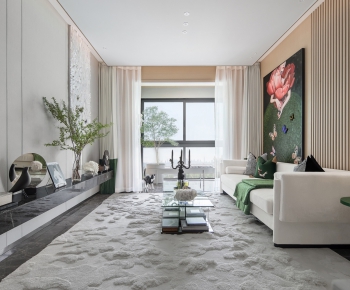 Modern A Living Room-ID:736322639