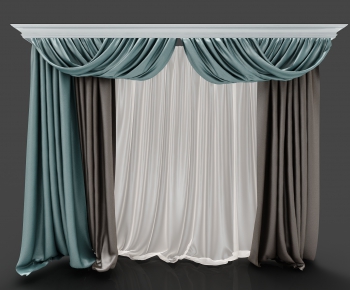 Simple European Style The Curtain-ID:803439774