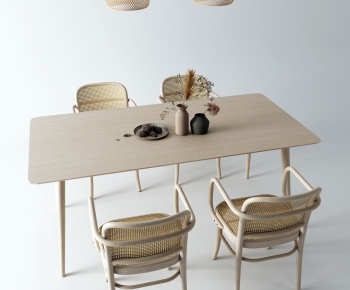Nordic Style Dining Table And Chairs-ID:459288959