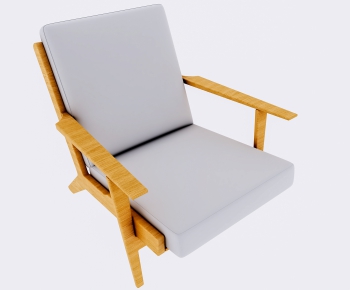 日式木质单人沙发-ID:667989173