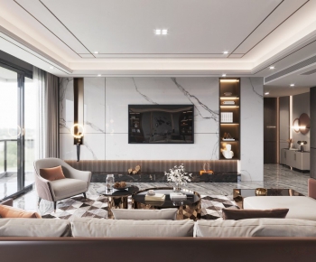 Modern A Living Room-ID:501245982