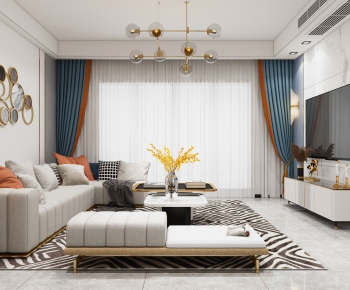 Modern A Living Room-ID:584317511