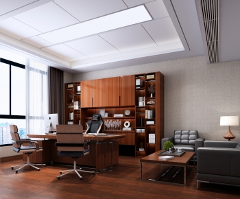 Modern Manager's Office-ID:822144819