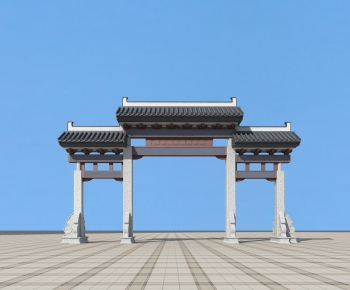 Chinese Style Building Component-ID:793501137