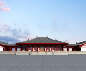 Chinese Style Ancient Architectural Buildings-ID:630278297