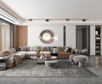 Modern A Living Room-ID:543501211