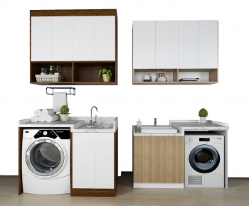 Modern Laundry Cabinet-ID:881912625
