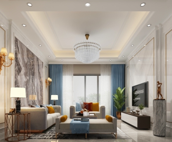 Modern A Living Room-ID:196231331