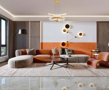 Modern A Living Room-ID:219199531